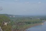 Панорамные виды на реку Белую, около Охлебинино