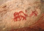 Наскальный рисунок в Каповой пещере